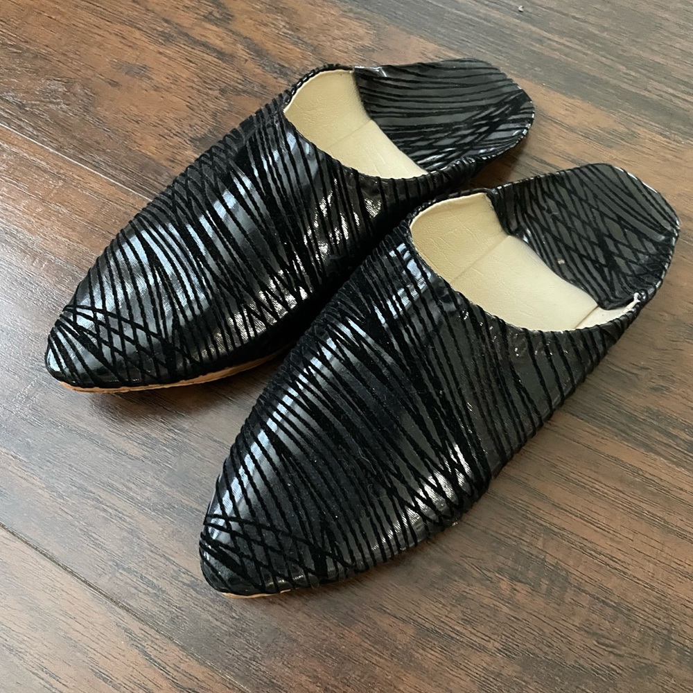 Moroccan Handmade Baboush Mules